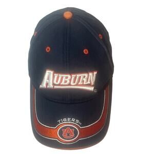 Auburn Tigers Baseball Hat One Size Adjustable Hook And Loop Straps NCAA‎ SEC